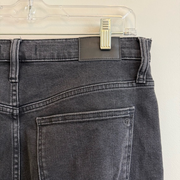 Madewell The High-Rise Straight Leg Black Jeans Size 29T - Picture 6 of 13